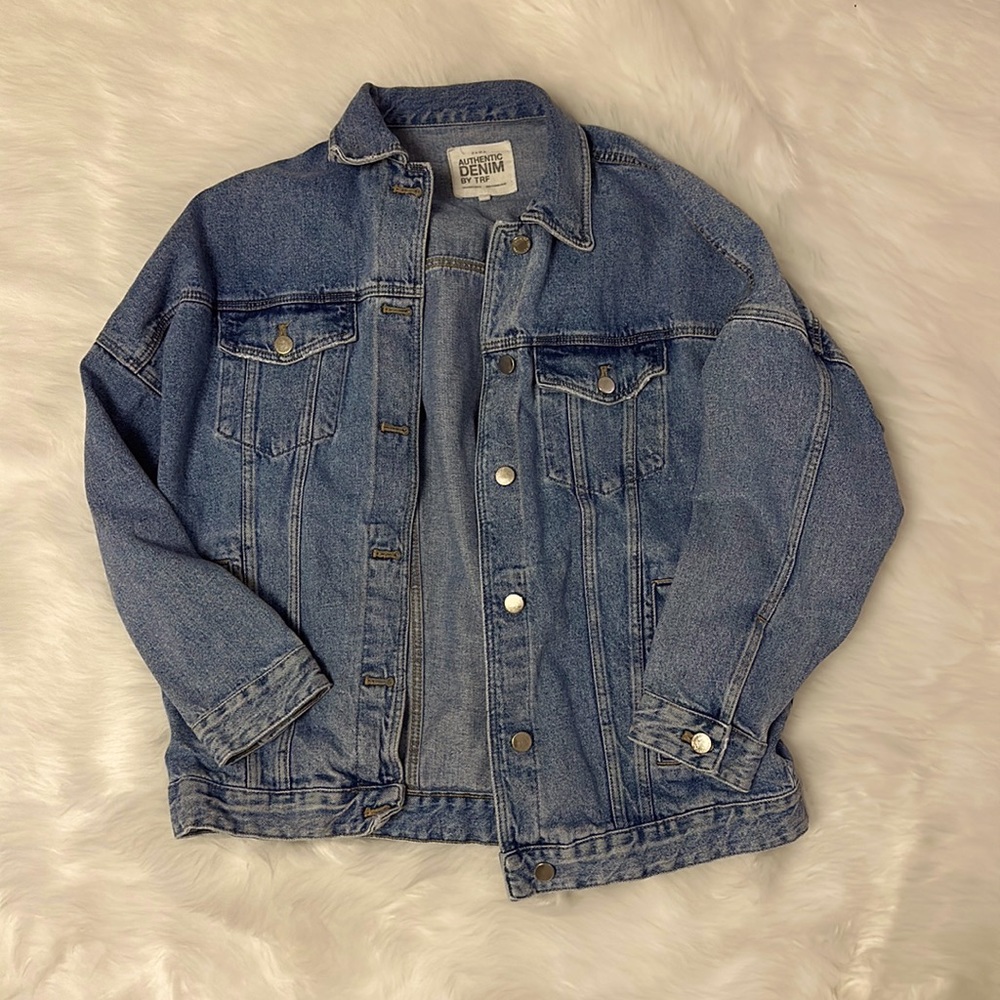 Zara Oversized Jean Jacket